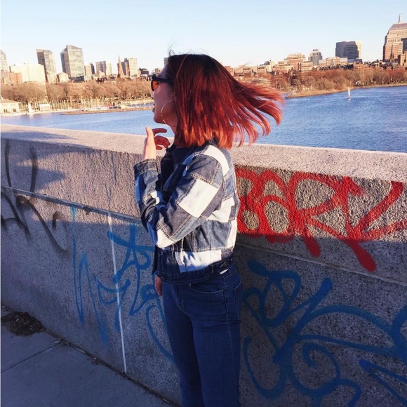 Vintage Patchwork Denim Jacket - Picture 4 of 5